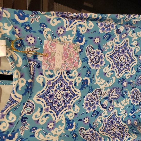 Nwt Stella Parker maxi dress blue white - Picture 7 of 7